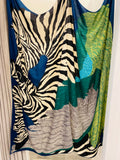 Hermes Zebra Pegasus Cashmere & Silk Shawl 140cm