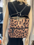 Pre Loved Dolce & Gabbana Leopard Print Backpack