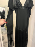 Pre Loved Moschino Fringed Dress size UK 8 (Excellent)