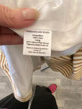 Cabbages & Roses Linen Beige Stripe Coat UK8 (new)