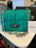 Pre Loved Mulberry Little Softie Bag in Green Nappa Leather (new)