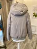 Miu Miu Stone Padded Zipped Jacket IT 42 (UK 10) - NEW