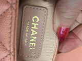 Pre Loved Chanel Coco Top Handle Bag in Pink Caviar Leather (excellent)