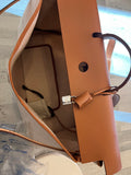 Hermes Herbag Satchel Cabin Size 50 in Beige Canvas and Tan Leather
