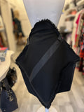 Pre Loved Issey Miyake Asymmetric Quirky Wool Fringed Skirt Size S-M