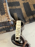 Pre Loved Fendi Zucca Shoulder Bag in Brown