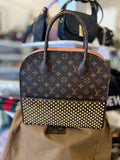 Pre Loved Collaboration Louis Vuitton Monogram & Christian Louboutin Studded Shopping Bag