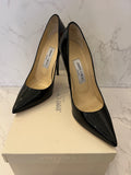 Pre Loved Jimmy Choo Anouk Black Patent Heels UK 4.5