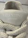 Pre Loved Gents Valentino One Stud Leather Trainers UK 6
