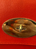 Pre Loved Mulberry Del Rey in Scarlet Red (new)
