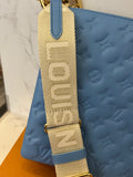 Pre Loved Louis Vuitton Coussin MM in Light Blue (as new)