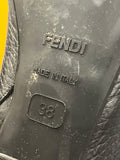 Fendi Long Black Leather Boots UK 5 (EUR 38)