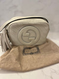 Pre Loved Gucci Interlocking GG Cream Blondie Shoulder/Crossbody Camera Bag