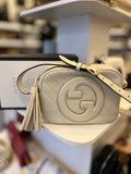 Pre Loved Gucci Interlocking GG Cream Blondie Shoulder/Crossbody Camera Bag