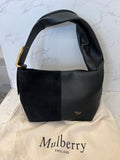 Pre Loved Mulberry Retwist Hobo in Black Leather & Suede - excellent