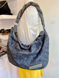 Pre Loved Louis Vuitton Vintage Olympe Nimbus PM in Anthracite Grey Embossed Leather