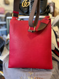 Mulberry Large Antony in Red Grained Leather