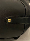 Pre Loved Vintage Prada Black Leather Slouchy Hobo Bag