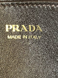 Prada Medium Buckle Brown Suede Tote