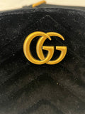 Pre Loved Gucci Marmont Black Velvet Bumbag