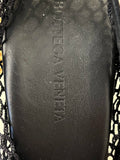 Pre Loved Bottega Veneta Black Mesh Heels size UK 7 New