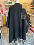 Burberry Reversible Nova Check Cashmere Long Cape