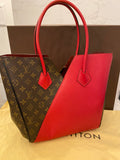 Pre Loved Louis Vuitton Kimono MM Monogram & Cerise Tote (excellent) *reserved* JS