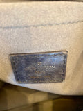 Pre Loved Louis Vuitton vintage Olympe Nimbus hobo bag, in grey leather (excellent)