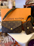 Pre Loved Louis Vuitton Monogram Felicie Strap & Go bag (pristine)