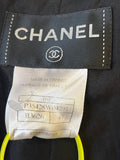 Pre Loved Chanel Black & Cream Ribbon Dress 2009 Collection (New) FR40 UK12