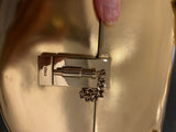 Chloe Small Drew Crossbody Bag in Gold