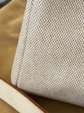 Pre Loved Hermes Toile Interchangeable Her Bag Satchel in Beige Canvas and Tan Leather (pristine - as new ) .
