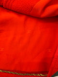 Pre Loved Chanel Red Wool Jacket size FR38 UK 8/10