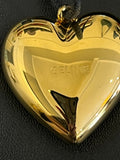 Pre Loved Celine Triomphe Heart Necklace