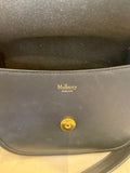 Pre Loved Mulberry Mini Sadie bag in black leather (excellent)