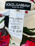 Pre Loved Dolce & Gabbana Pink Roses Top Size 42 - UK 10