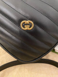 Pre Loved Gucci Interlocking G Mini Heart Crossbody Bag in Black (new)