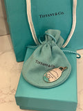 Pre Loved Tiffany & Co Silver Colour Splash Tag Charm