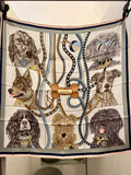Pre Loved Hermes Jour de Casting silk scarf. New with box