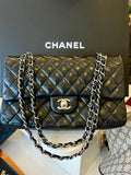 Chanel Classic Flap Bag 2019 in Black Lambskin Leather (reserved)