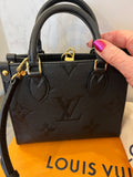 Pre Loved Louis Vuitton BB On The Go in Black Empreinte Leather. (excellent)