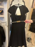 Pre Loved Emilio Pucci Black Dress with Belt size UK8