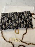 Pre Loved Christian Dior Oblique Small Saddle Bag