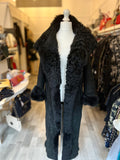 Pre Loved Joseph Toscana Shearling Long Coat size M(excellent)