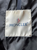 Moncler Black Down Coat With Fur Collar Size 2 fits U.K. 10