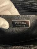 Pre Loved Prada Black Saffiano Lux Two Way Double Zip Tote (excellent)
