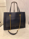 Pre Loved Mulberry Vale Tote in Navy (excellent)