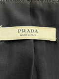 Pre Loved Prada Wool Coat Jewelled Accents size 42 UK10