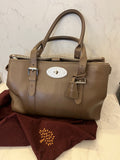 Pre Loved Mulberry Double Zipped Bayswater in Taupe