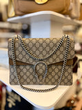 Pre Loved Gucci Dionysus GG Supreme Coated Canvas Shoulder/Crossbody Large Bag (excellent)